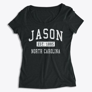 Jason North Carolina Classic Established Women's Premium Scoop Neck