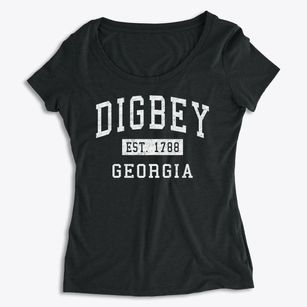 Digbey Georgia Classic Established Women's Premium Scoop Neck