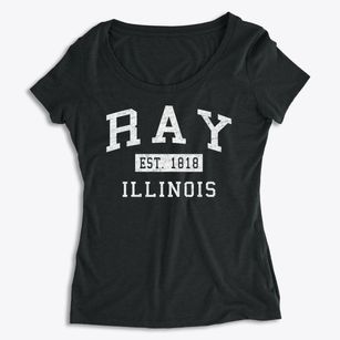Ray Illinois Classic Established Women's Premium Scoop Neck