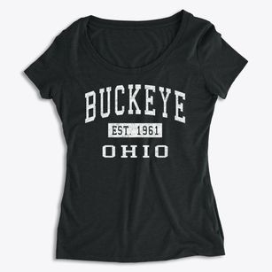 Buckeye Ohio Classic Established Women's Premium Scoop Neck