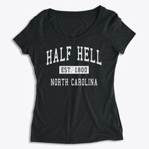 Half Hell North Carolina Classic Established Women's Premium Scoop Neck