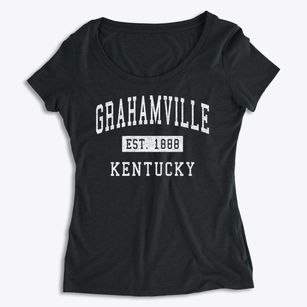 Grahamville Kentucky Classic Established Women's Premium Scoop Neck