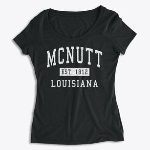 Mcnutt Louisiana Classic Established Women's Premium Scoop Neck