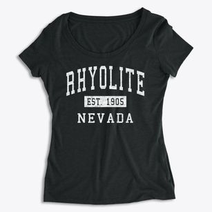 Rhyolite Nevada Classic Established Women's Premium Scoop Neck