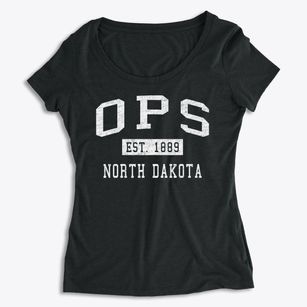 Ops North Dakota Classic Established Women's Premium Scoop Neck