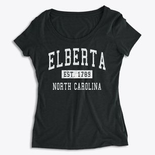 Elberta North Carolina Classic Established Women's Premium Scoop Neck