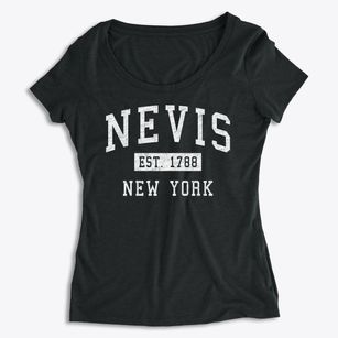 Nevis New York Classic Established Women's Premium Scoop Neck