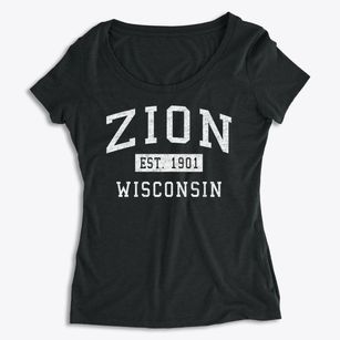 Zion Wisconsin Classic Established Women's Premium Scoop Neck