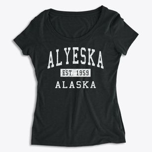 Alyeska Alaska Classic Established Women's Premium Scoop Neck