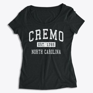 Cremo North Carolina Classic Established Women's Premium Scoop Neck