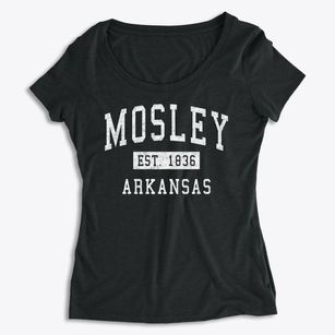 Mosley Arkansas Classic Established Women's Premium Scoop Neck