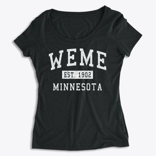 Weme Minnesota Classic Established Women's Premium Scoop Neck