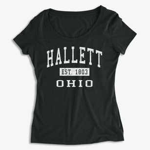 Hallett Ohio Classic Established Women's Premium Scoop Neck