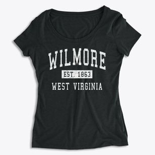 Wilmore West Virginia Classic Established Women's Premium Scoop Neck
