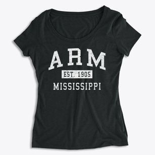 Arm Mississippi Classic Established Women's Premium Scoop Neck