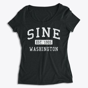 Sine Washington Classic Established Women's Premium Scoop Neck