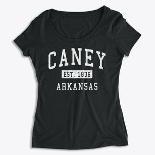 Caney Arkansas Classic Established Women's Premium Scoop Neck