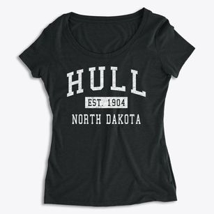 Hull North Dakota Classic Established Women's Premium Scoop Neck