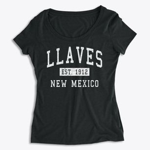 Llaves New Mexico Classic Established Women's Premium Scoop Neck