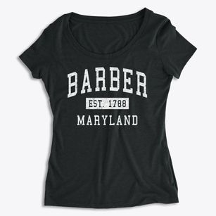 Barber Maryland Classic Established Women's Premium Scoop Neck