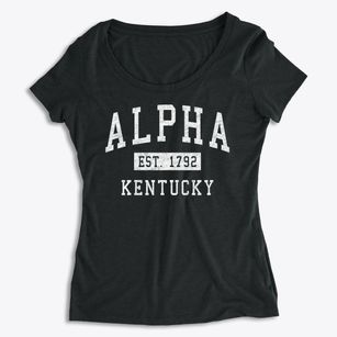 Alpha Kentucky Classic Established Women's Premium Scoop Neck