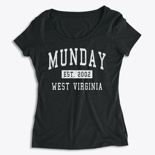 Munday West Virginia Classic Established Women's Premium Scoop Neck