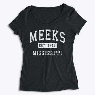 Meeks Mississippi Classic Established Women's Premium Scoop Neck