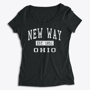 New Way Ohio Classic Established Women's Premium Scoop Neck