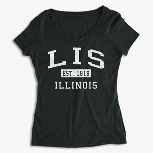 Lis Illinois Classic Established Women's Premium Scoop Neck