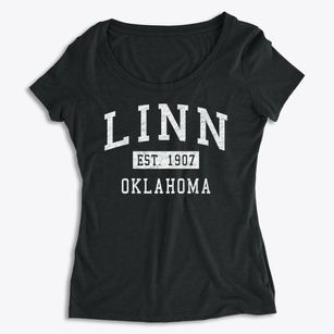 Linn Oklahoma Classic Established Women's Premium Scoop Neck