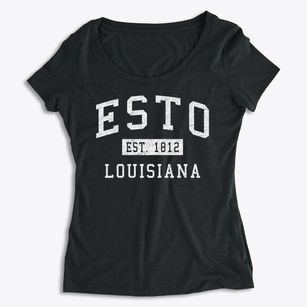 Esto Louisiana Classic Established Women's Premium Scoop Neck