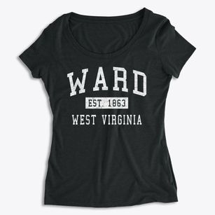 Ward West Virginia Classic Established Women's Premium Scoop Neck