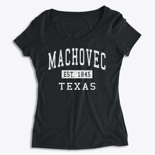 Machovec Texas Classic Established Women's Premium Scoop Neck