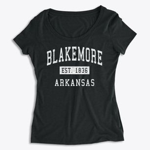 Blakemore Arkansas Classic Established Women's Premium Scoop Neck