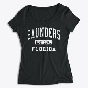 Saunders Florida Classic Established Women's Premium Scoop Neck