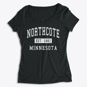 Northcote Minnesota Classic Established Women's Premium Scoop Neck