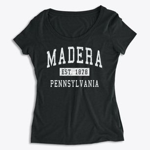 Madera Pennsylvania Classic Established Women's Premium Scoop Neck