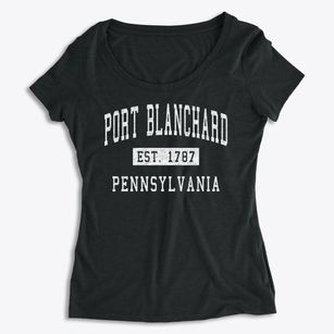 Port Blanchard Pennsylvania Classic Established Women's Premium Scoop Neck