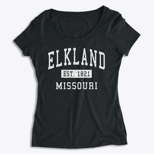 Elkland Missouri Classic Established Women's Premium Scoop Neck