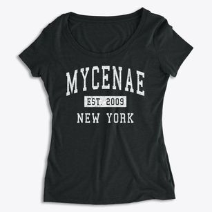Mycenae New York Classic Established Women's Premium Scoop Neck