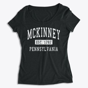 Mckinney Pennsylvania Classic Established Women's Premium Scoop Neck