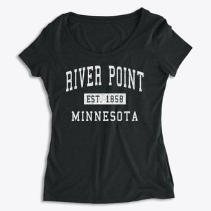 River Point Minnesota Classic Established Women's Premium Scoop Neck