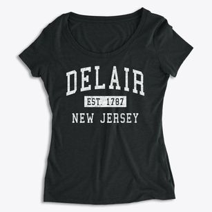 Delair New Jersey Classic Established Women's Premium Scoop Neck