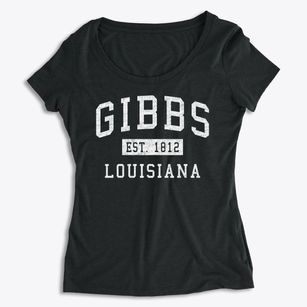 Gibbs Louisiana Classic Established Women's Premium Scoop Neck