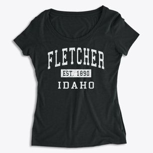 Fletcher Idaho Classic Established Women's Premium Scoop Neck