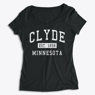 Clyde Minnesota Classic Established Women's Premium Scoop Neck