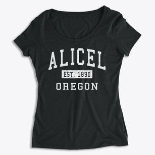 Alicel Oregon Classic Established Women's Premium Scoop Neck
