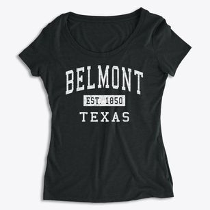 Belmont Texas Classic Established Women's Premium Scoop Neck