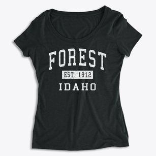 Forest Idaho Classic Established Women's Premium Scoop Neck