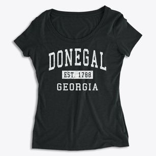 Donegal Georgia Classic Established Women's Premium Scoop Neck